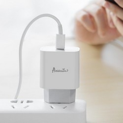 Мережевий зарядний пристрій Avantis A838 Plus PD20W/QC3.0 + Type-C to Type-C cable White - Фото 2