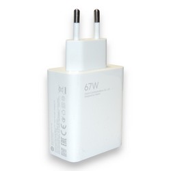 Мережевий зарядний пристрій Xiaomi 67W (MDY-12-EH) Original 100% White (без пакунку) - Фото 1