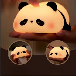 Нічник XO OZ10 Panda Silicone 1200 mAh Black/white - Фото 3