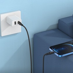 USB кабель Avantis AC-87ci Plus 2m Silicone PD 27W Type-c to lightning Black - Photo 4