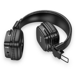 Stereo Bluetooth Headset Hoco W56 Black - Photo 2