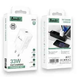 МЗП Avantis A839 33W Turbo charger  with Type-C cable White - допоміжне фото