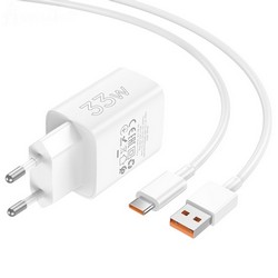 МЗП Avantis A839 33W Turbo charger  with Type-C cable White - Photo 2
