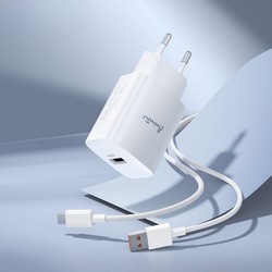 МЗП Avantis A839 33W Turbo charger  with Type-C cable White - Photo 4