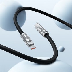 Avantis AC-89cc Powerful Silicone cable Type-c to Type-c 240W Black - Фото 4