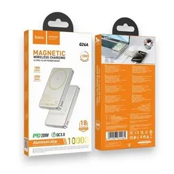 Power Bank Hoco Q26A Joy PD20W magnetic fast charging 10000mAh Desert titanium - допоміжне фото