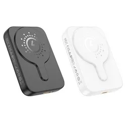 Power Bank Hoco J117A Esteem PD20W magnetic power bank 10000 mAh Black - основне фото