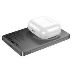 Power Bank Hoco Q26 Joy PD20W magnetic fast charging 5000mAh Natural titanium - Фото 2