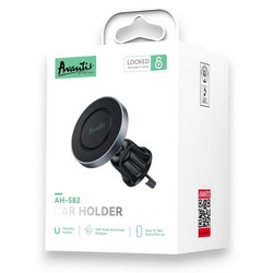 Автотримач Avantis AH-582 Magnetic Air Vent Mount Black - Фото 1