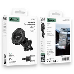Автотримач Avantis AH-585 Air outlet magnetic bracket Black - Фото 1