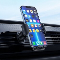 Автотримач Avantis AH-590 Delicate press type center console car holder Black - Фото 3