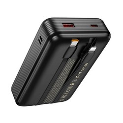 Power Bank Hoco Q37A Graceful 22.5W+PD20W with two cables 20000mAh Black - Фото 2