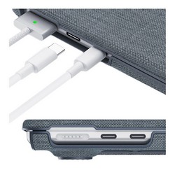 Чохол AMO-TRI для MacBook Pro 14" 2024/2023/2021 (A2442/A2779/A2918/A2992) Grey - Фото 2