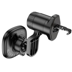 Автотримач Hoco HW30 Magnetic Wireless з БЗП Black - Photo 3