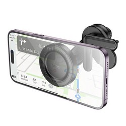 Автотримач Hoco H57 Magnetic Ring Black - Photo 3