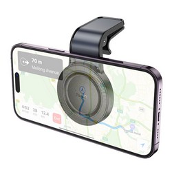 Автотримач Hoco H59 Magnetic Ring Black/Grey - Photo 3