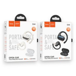 Stereo Bluetooth Headset Hoco EA4 Cloud open true Black - Фото 1