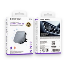 Автомобільний освіжувач повітря Borofone FC2 Deep space Grey - Photo 1