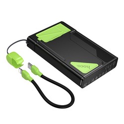 Power Bank Hoco DB83 22.5W+PD20W magnetic, with watch charging, cable 10000mAh Blackgreen - Photo 5