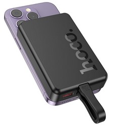 Power Bank Hoco Q24 Elegant 22.5W PD20W with cable and magnetic 10000 mAh Black - Фото 2