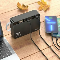 Power Bank Hoco J94 Overlord 22,5W 75000 mAh Black - Фото 2