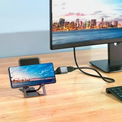 Перехідник Hoco UA33 Type-С - HDMI Grey - Фото 2