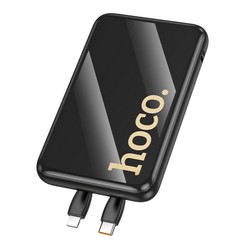 Power Bank Hoco Q37 Graceful 22.5W+PD20W with two cables 10000mAh Black - Фото 2