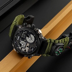 Електронний годинник Skmei 2202NAG Army Green - Фото 3