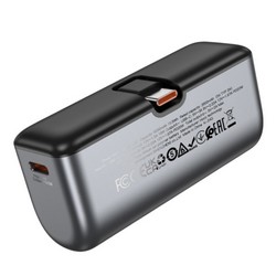 Power Bank Hoco Q31 PD20W with cable Type-C 5000 mAh Black - Фото 2