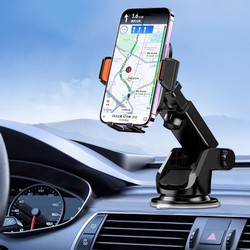 Автотримач Jokade JE069 Car push-on bracket (center console) Black - Фото 2