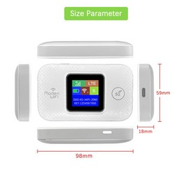 Модем XO TX02 4G/LTE (3000mAh/WiFi) White - Фото 2