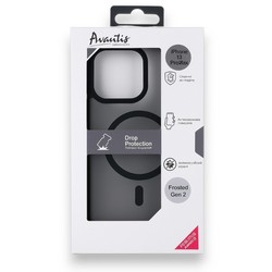 Чохол Avantis Frosted Gen2 with Magnetic Ring для iPhone 12 Pro Max Black - Фото 1