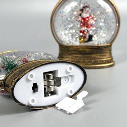 Нічник "Різдвяний ліхтар" 14*8 см з AT-DS12 (Санта у золотому ліхтарі) - Фото 2