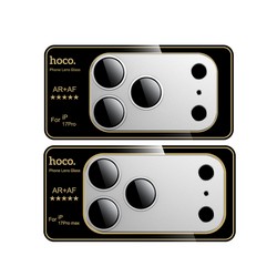 Защитное стекло на камеру Hoco 3D V16 для iPhone 17 Pro Max Grey - Photo 2