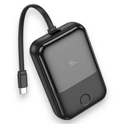 Power Bank Hoco Q33 PD20W with cable Type-C 10000 mAh Black - Фото 2