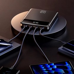 Power Bank Remax RPP-669 20000 mAh (65W+40W) with Type-C cable Black - Фото 5