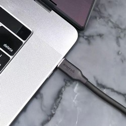 USB cable Senteo SL-01 Silicone 100W Type-C to Type-C 1m Black - Фото 2