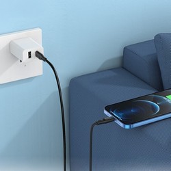 USB кабель Avantis AC-87CL PD 27W Silicone charging Type-c to lightning Black - Фото 3