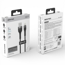 USB cable Senteo ST-01 Montes series 30W USB-C to Lightning 1,2m Black - Photo 1