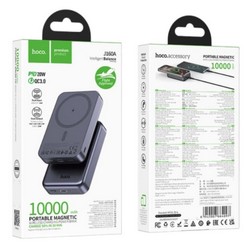 Power Bank Hoco J160A Magnetic power PD20W 10000 mAh Black - Фото 1