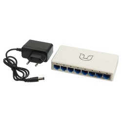 Комутатор Alfa S108 switch 10/ 100Mbps 8 портів - Фото 2