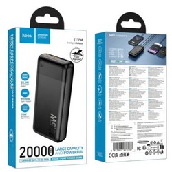 Power Bank Hoco J159A Essence PD20W 22,5W 20000 mAh Black - Фото 1