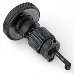 Автотримач Acefast Magnetic D33 Qi2 з бездротовою зарядкою Black - Фото 2