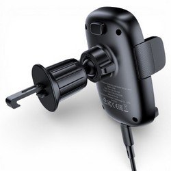 Автотримач Acefast Magnetic D48 з бездротовою зарядкою Black - Photo 2