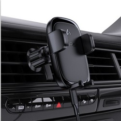 Автотримач Acefast Magnetic D48 з бездротовою зарядкою Black - Photo 3