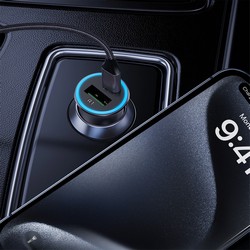 АЗП Acefast B16 95W USB-C+USB-A Grey - Photo 4