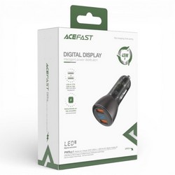АЗП Acefast B7 45W 2USB-A Black - Фото 1