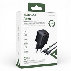 МЗП Acefast A118 PD30W GaN USB-C Single Port + Type-C to Lightning - Фото 1