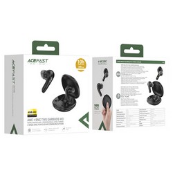 Acefast ANC TWS Earbuds W3 Black - Фото 1