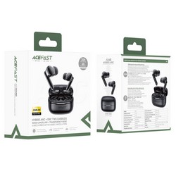Acefast ANC TWS Earbuds W5 Hybrid Black - Фото 1